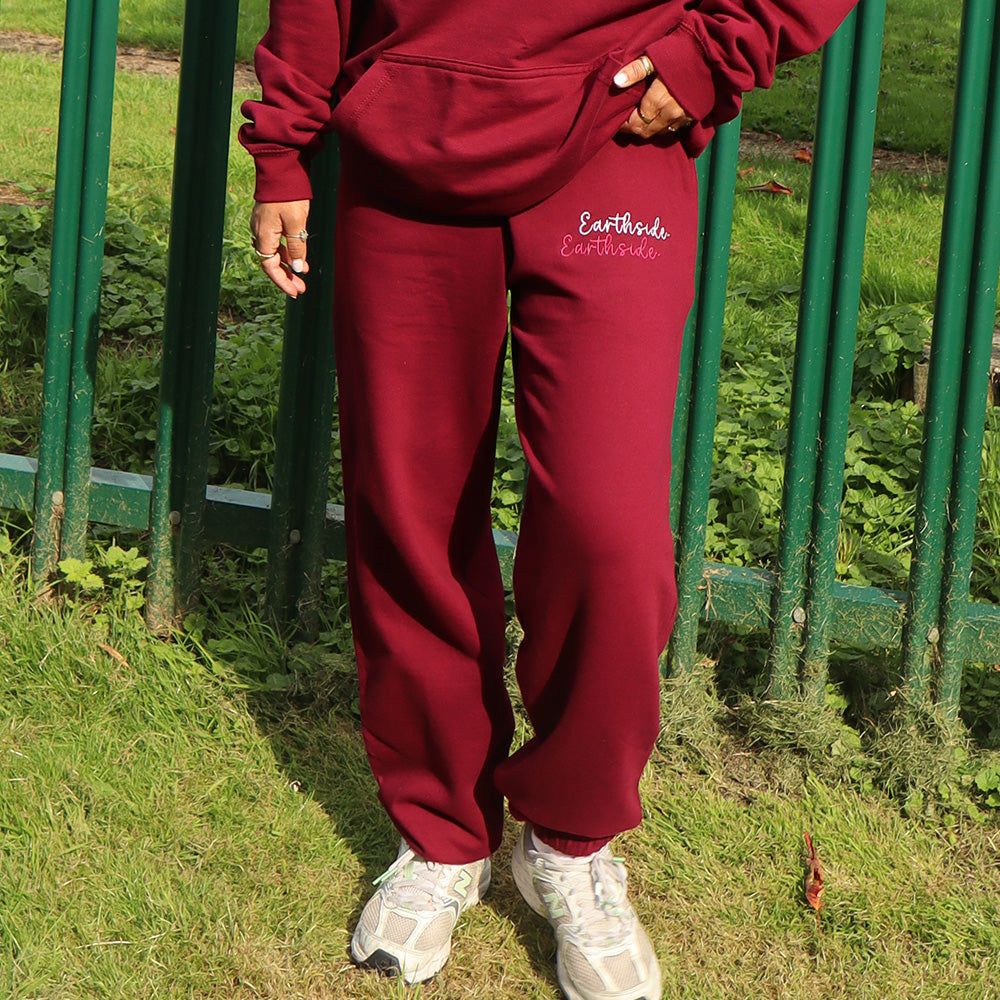 Sincerely Twice Joggers Burgundy