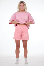 Verse 1 Sweatshorts Pink
