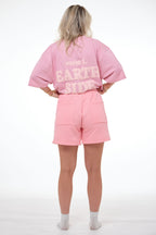 Verse 1 Sweatshorts Pink