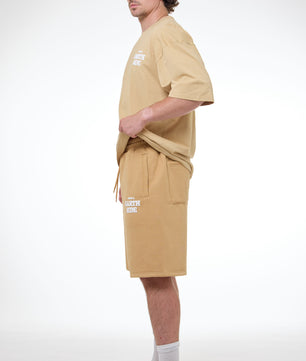 Verse 1 Sweatshorts Patina Gold