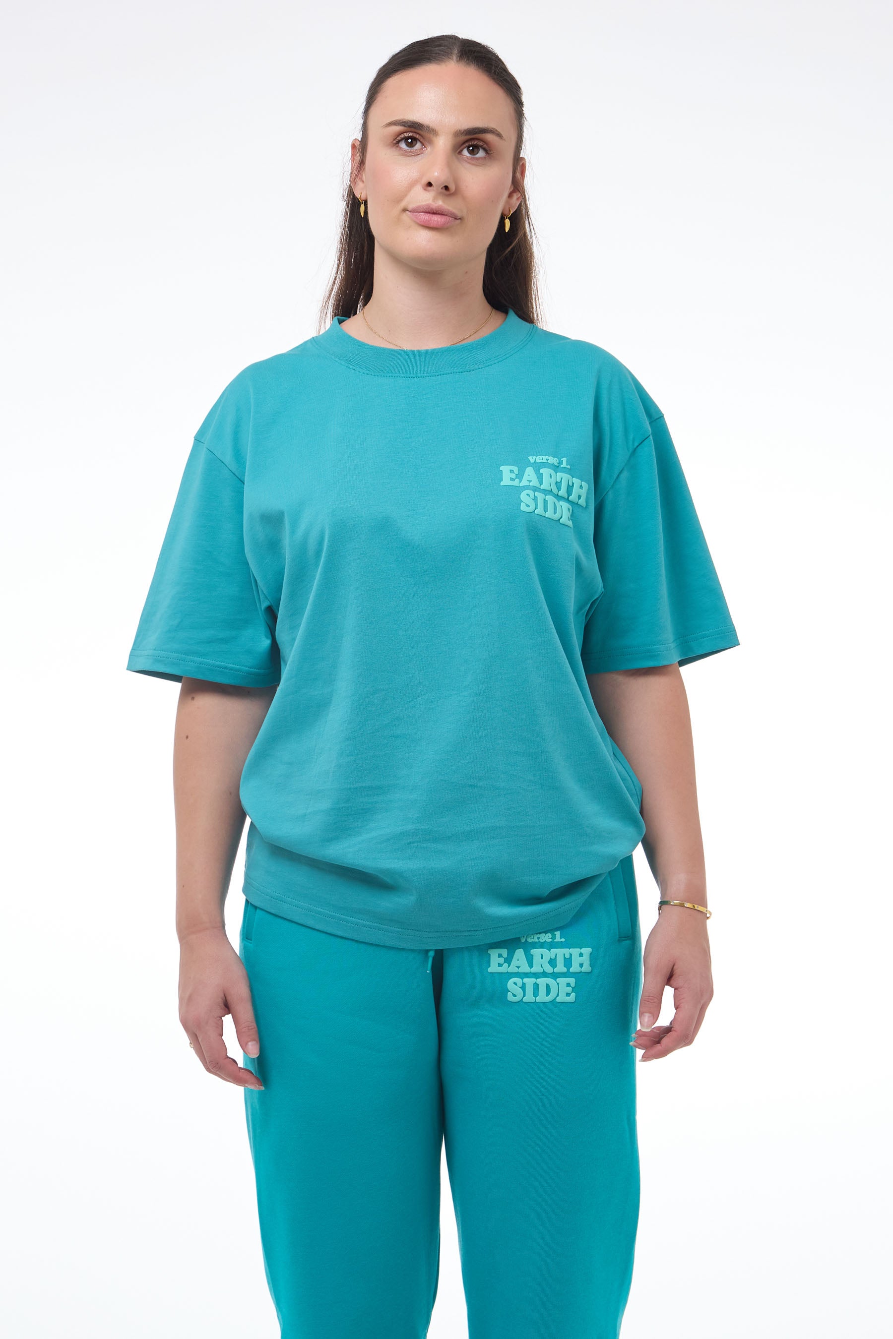 Verse 1 T-shirt Teal
