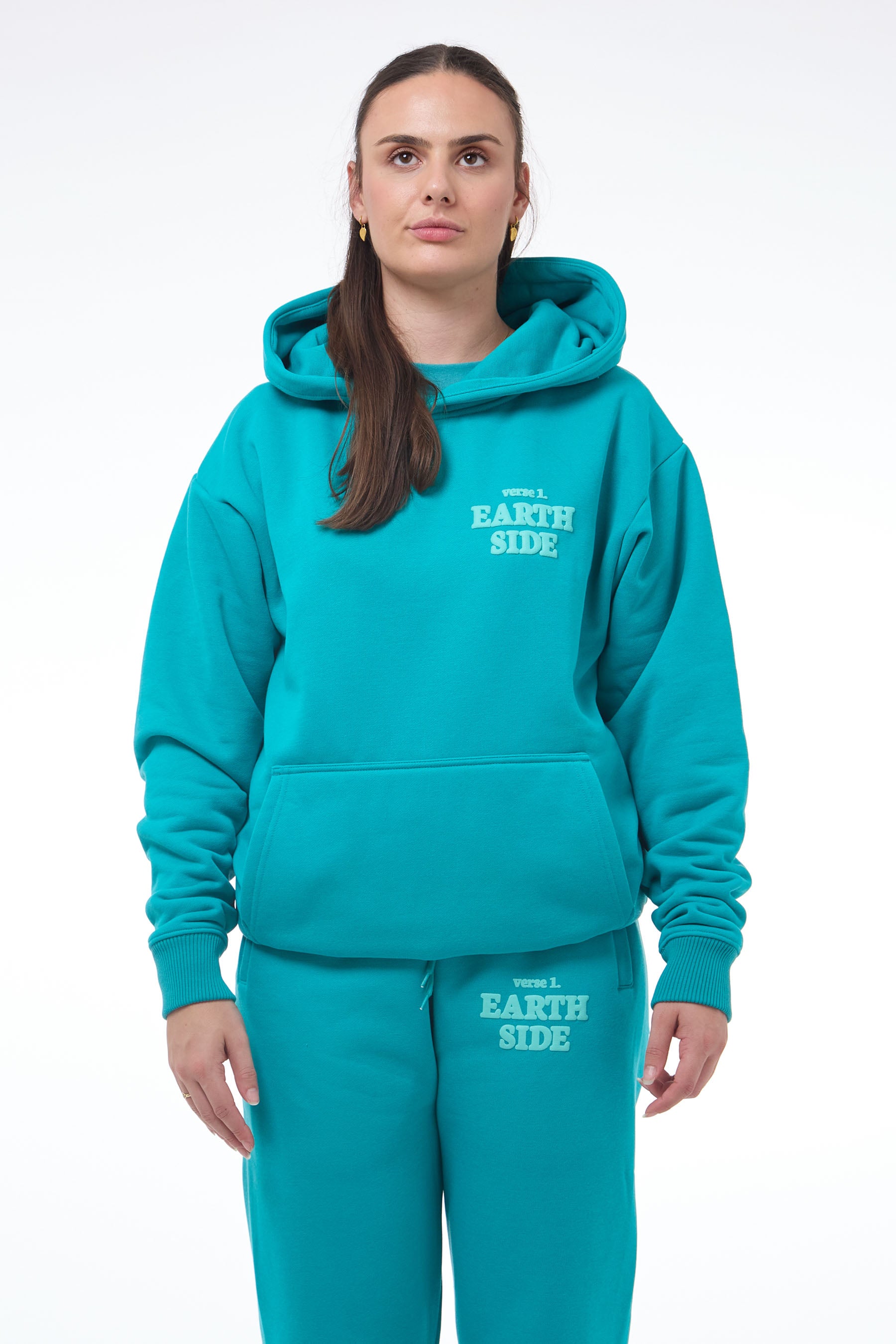 Verse 1 Hoodie Teal