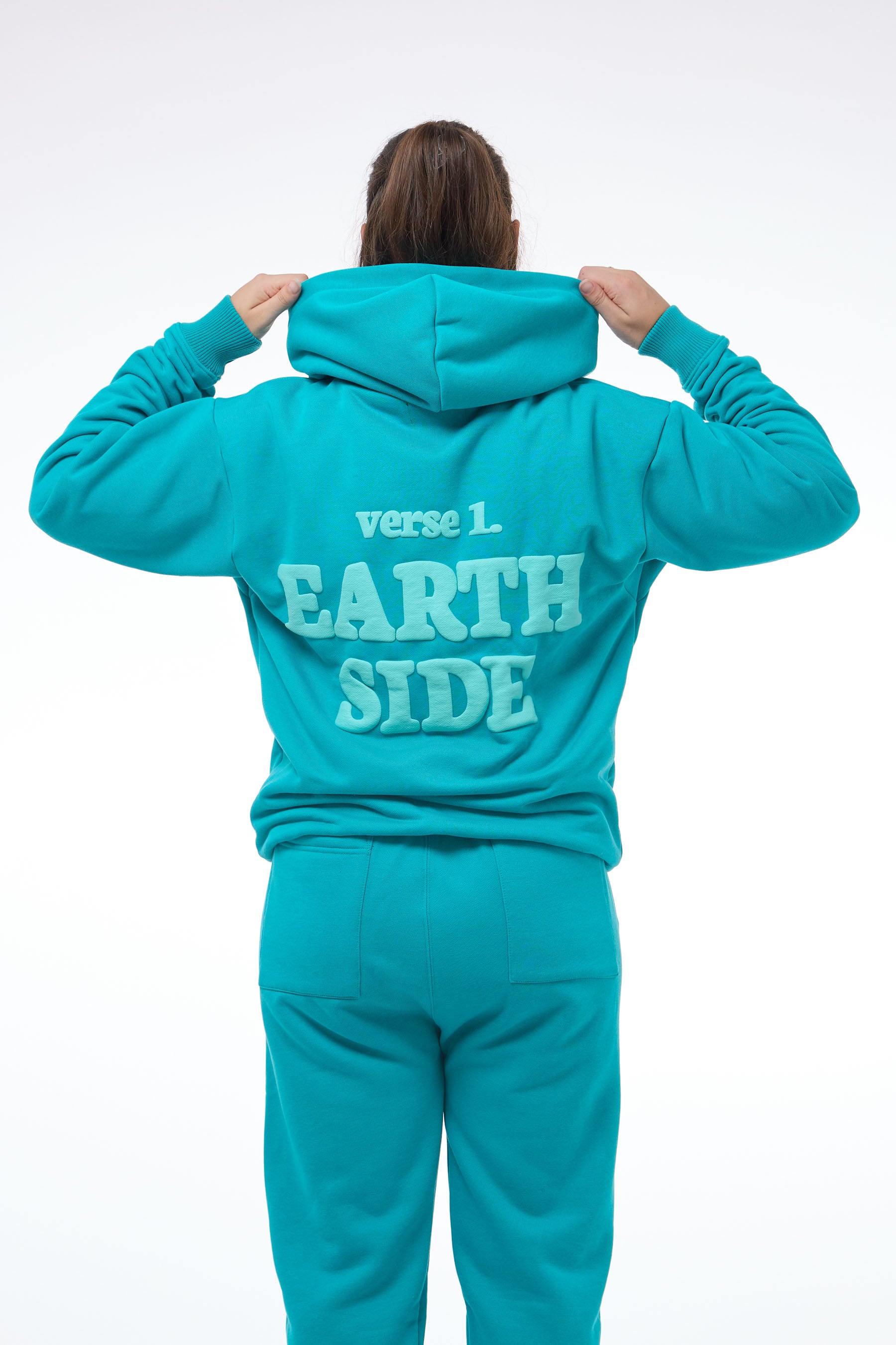 Verse 1 Hoodie Teal