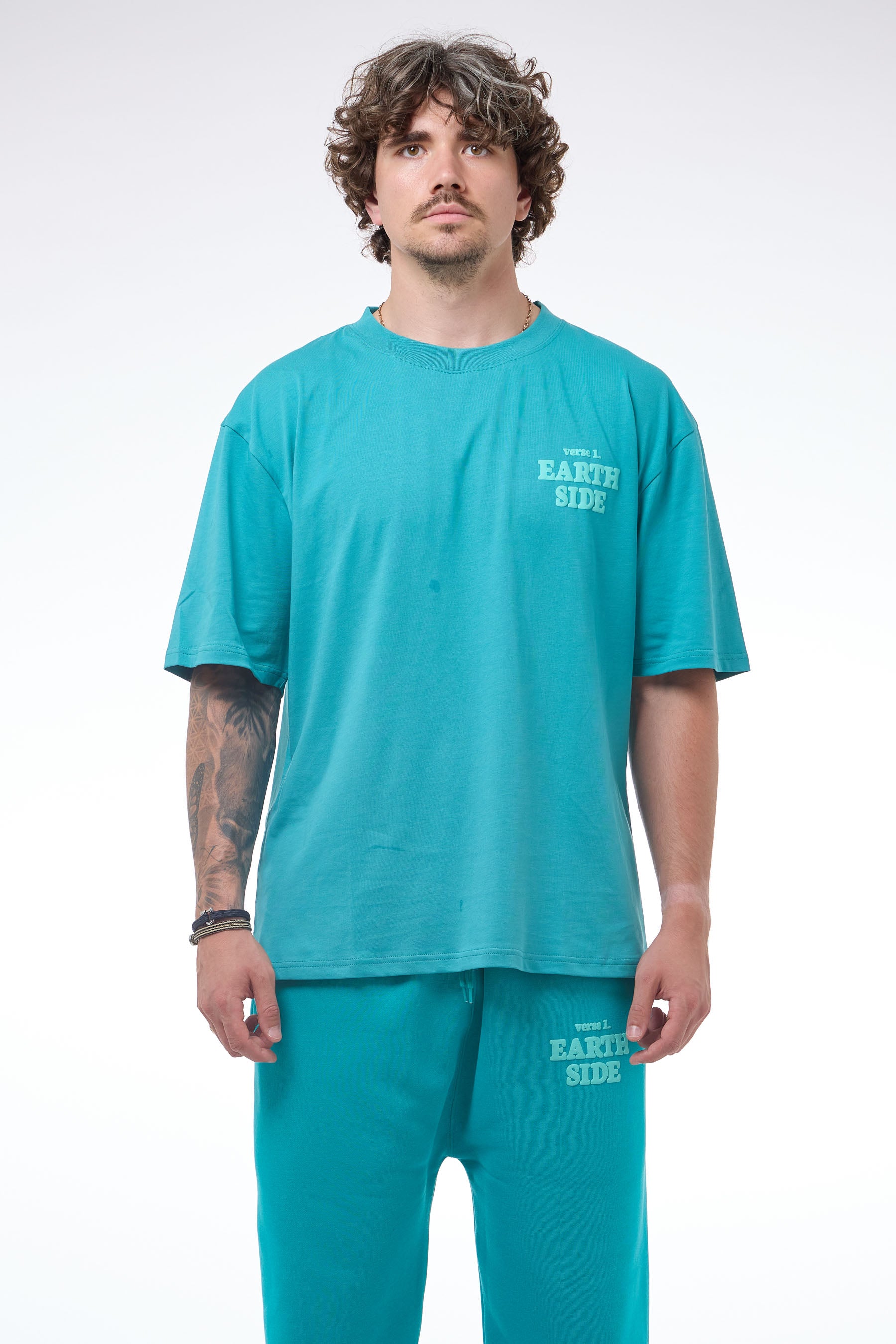 Verse 1 T-shirt Teal