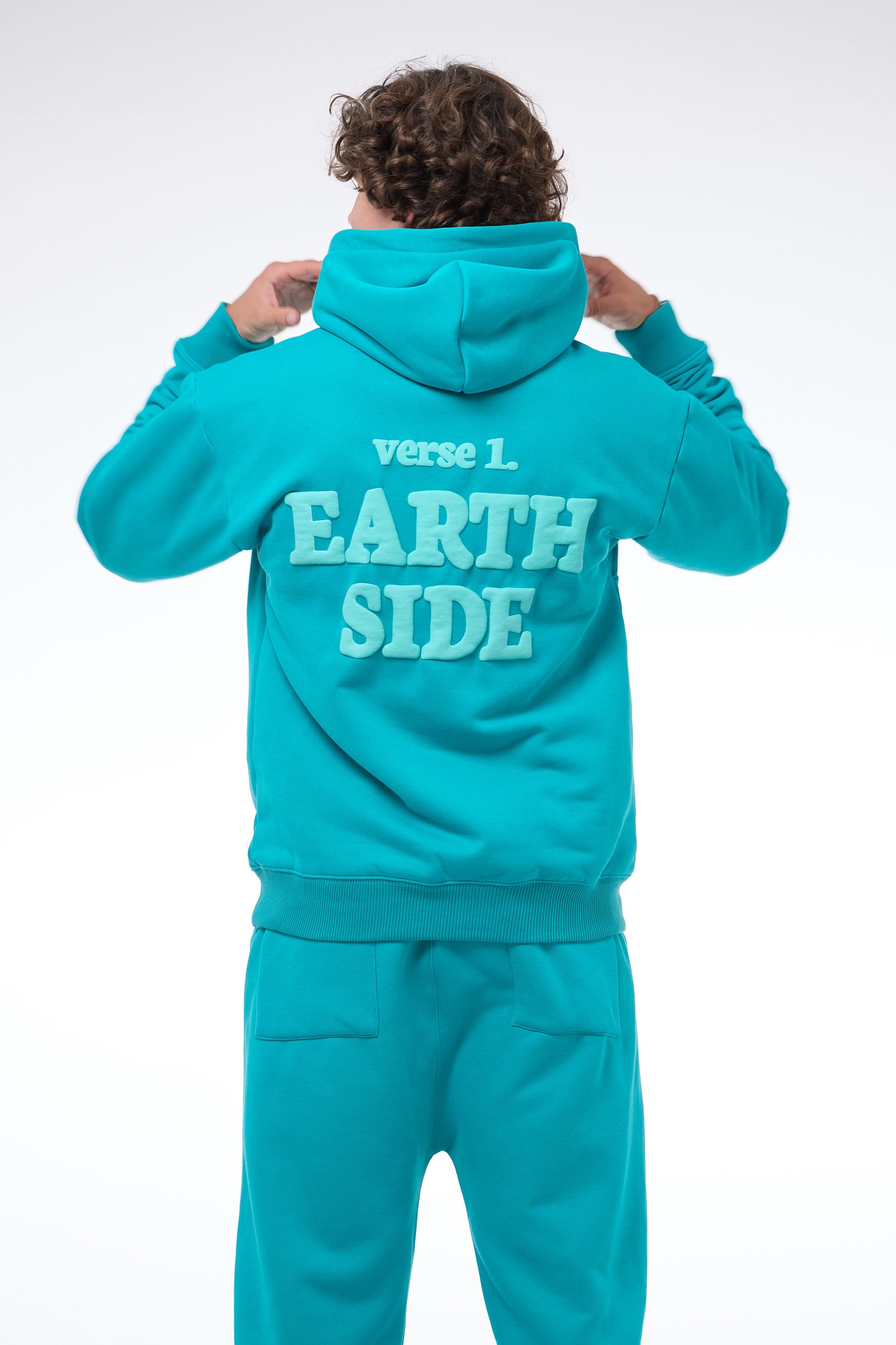 Verse 1 Hoodie Teal