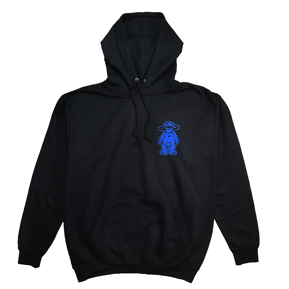 Earthside Mascot Hoodie Black/Blue - Earthside