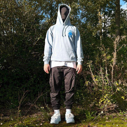 Earthside Mascot Hoodie Dusty Blue/Blue - Earthside