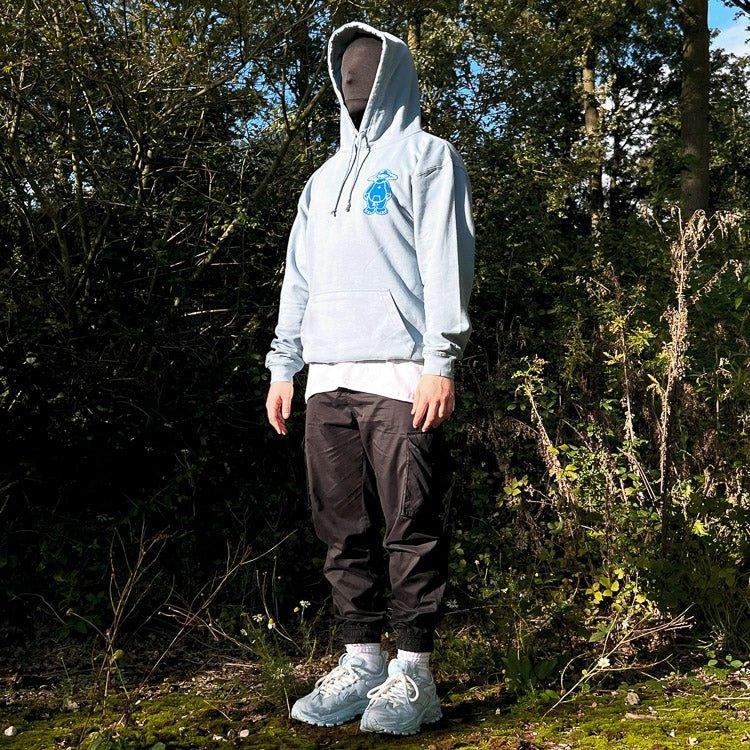 Earthside Mascot Hoodie Dusty Blue/Blue - Earthside