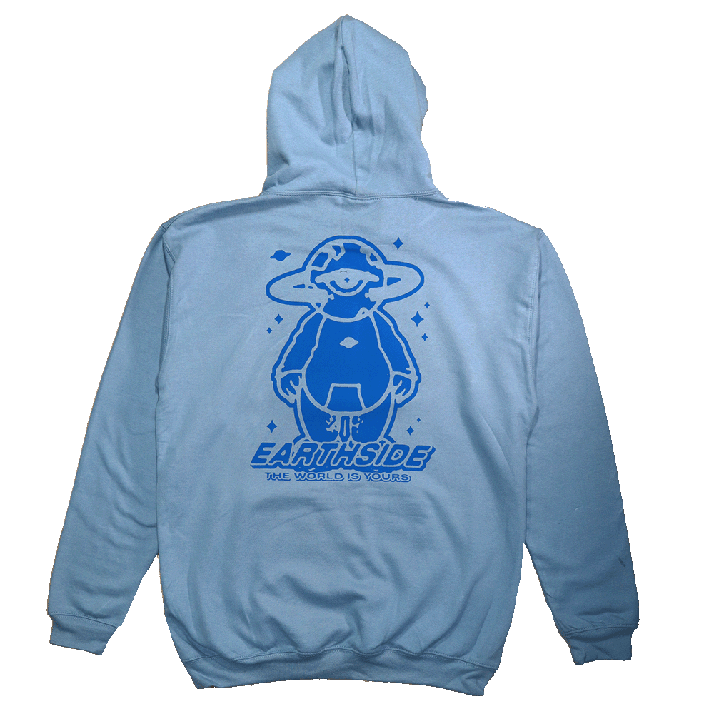 Earthside Mascot Hoodie Dusty Blue/Blue - Earthside