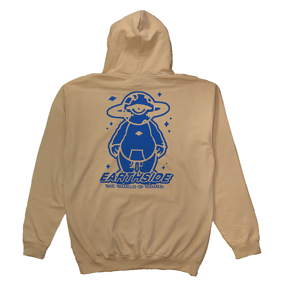 Earthside Mascot Hoodie Nude/Blue - Earthside