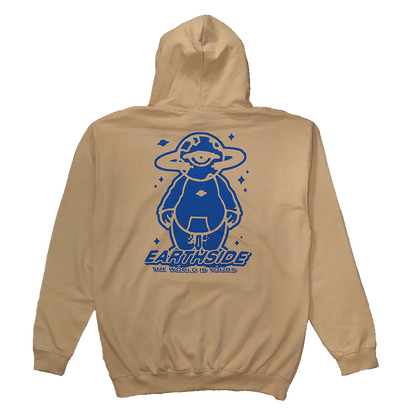 Earthside Mascot Hoodie Nude/Blue - Earthside