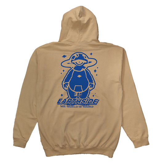 Earthside Mascot Hoodie Nude/Blue - Earthside