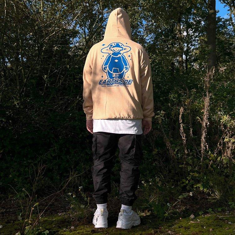 Earthside Mascot Hoodie Nude/Blue - Earthside