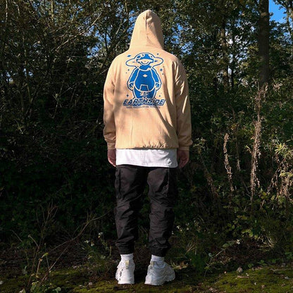 Earthside Mascot Hoodie Nude/Blue - Earthside