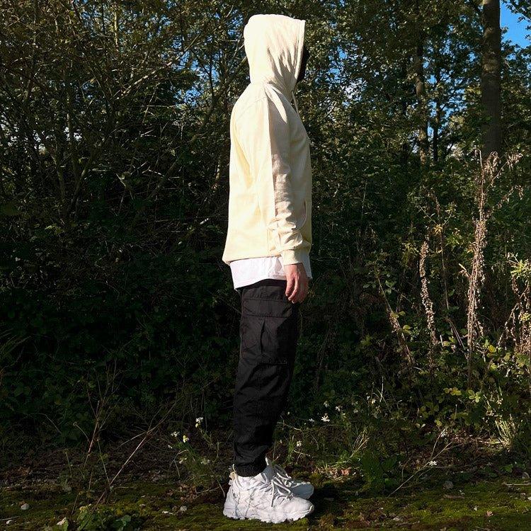 Earthside Mascot Hoodie Off - White/Blue - Earthside