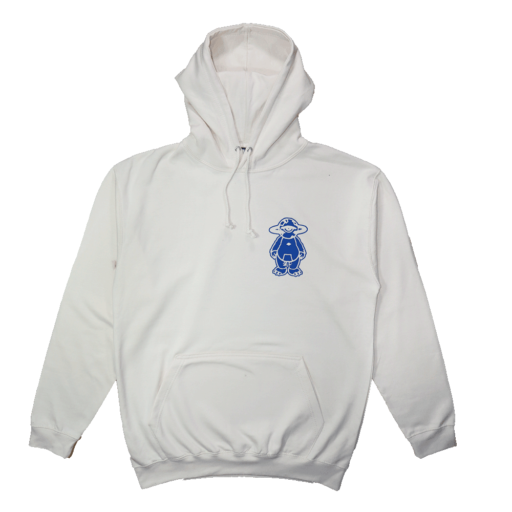 Earthside Mascot Hoodie Off - White/Blue - Earthside