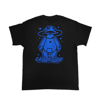 Earthside Mascot T - shirt Black/Blue - Earthside