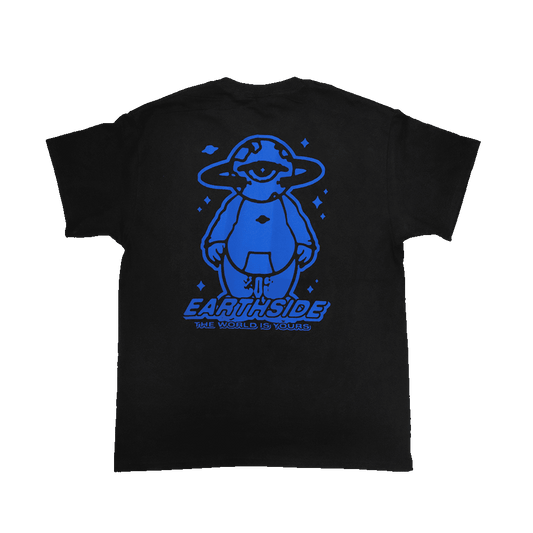 Earthside Mascot T - shirt Black/Blue - Earthside