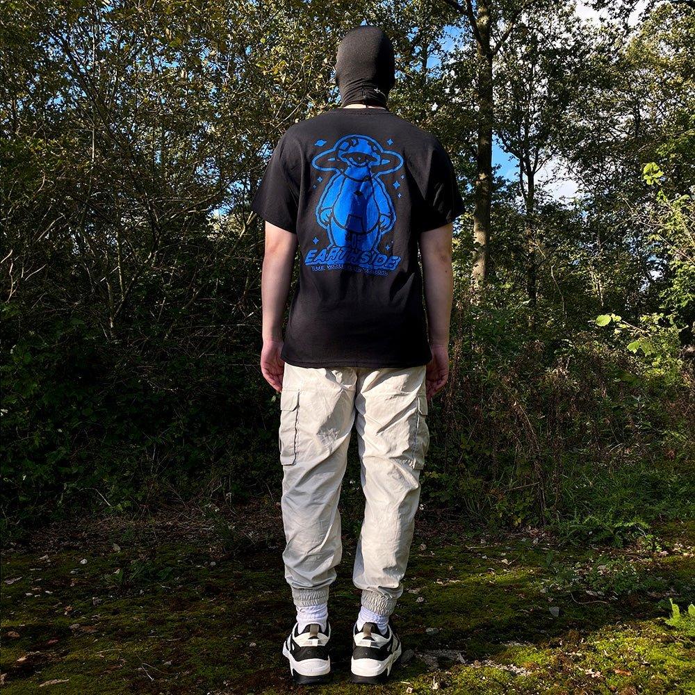 Earthside Mascot T - shirt Black/Blue - Earthside