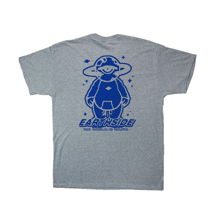 Earthside Mascot T - shirt Grey/Blue - Earthside