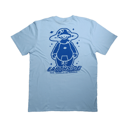 Earthside Mascot T - shirt Light Blue/Blue - Earthside