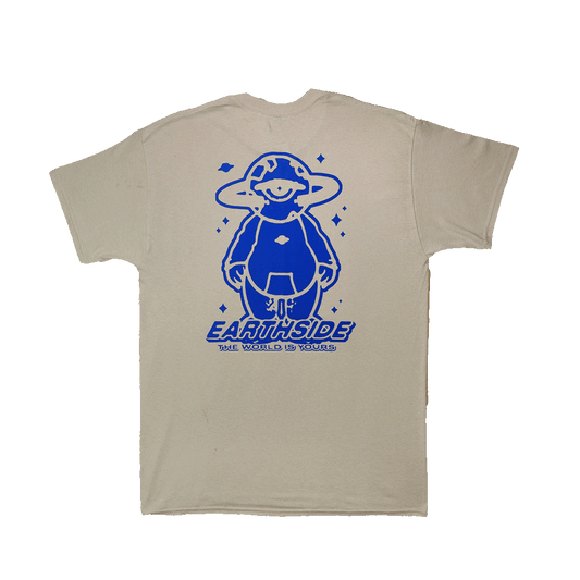 Earthside Mascot T - shirt Sand/Blue - Earthside