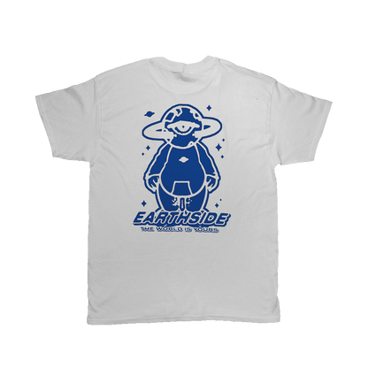 Earthside Mascot T - shirt White/Blue - Earthside