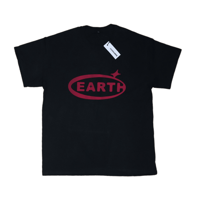 Oval T - shirt - Black/Red - Earthside