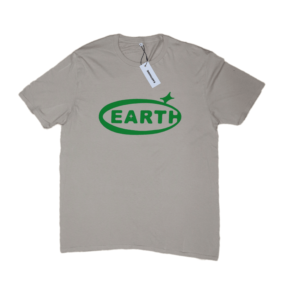 Oval T - shirt - Sand/Green - Earthside