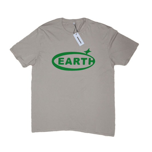 Oval T - shirt - Sand/Green - Earthside