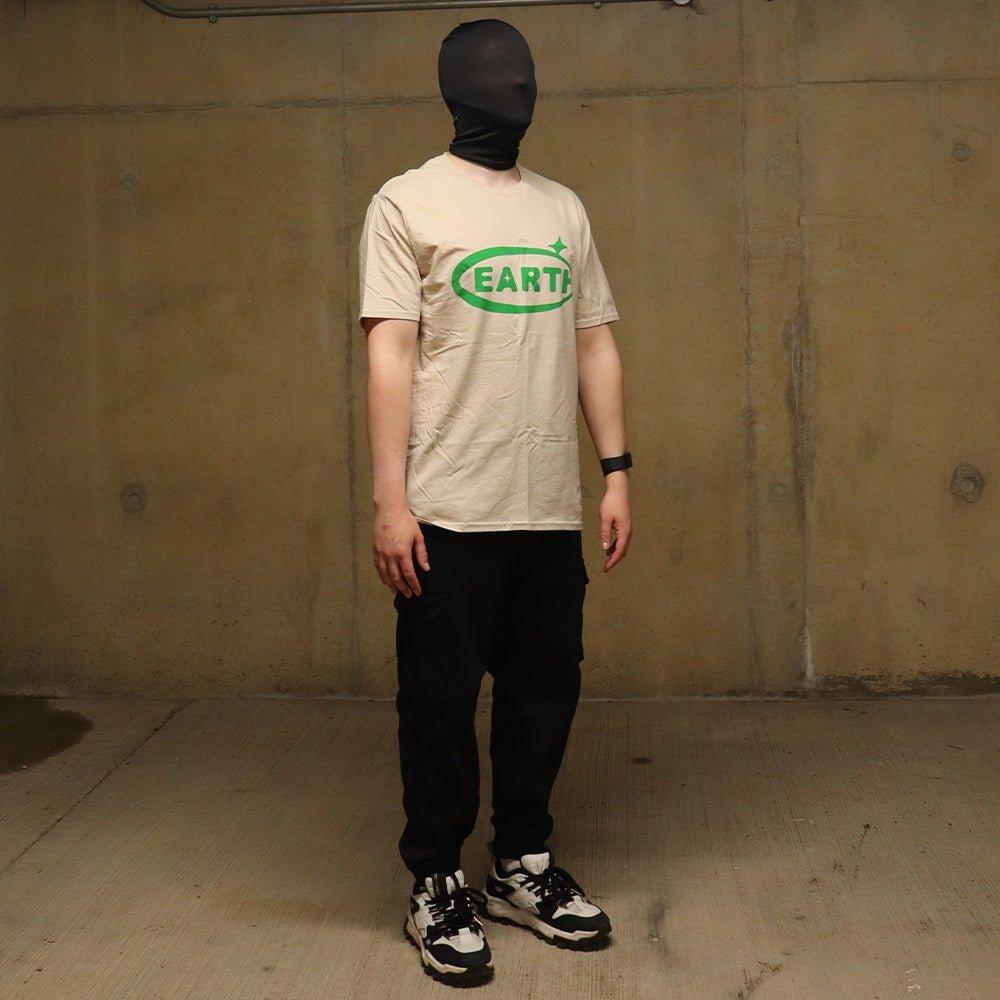 Oval T - shirt - Sand/Green - Earthside