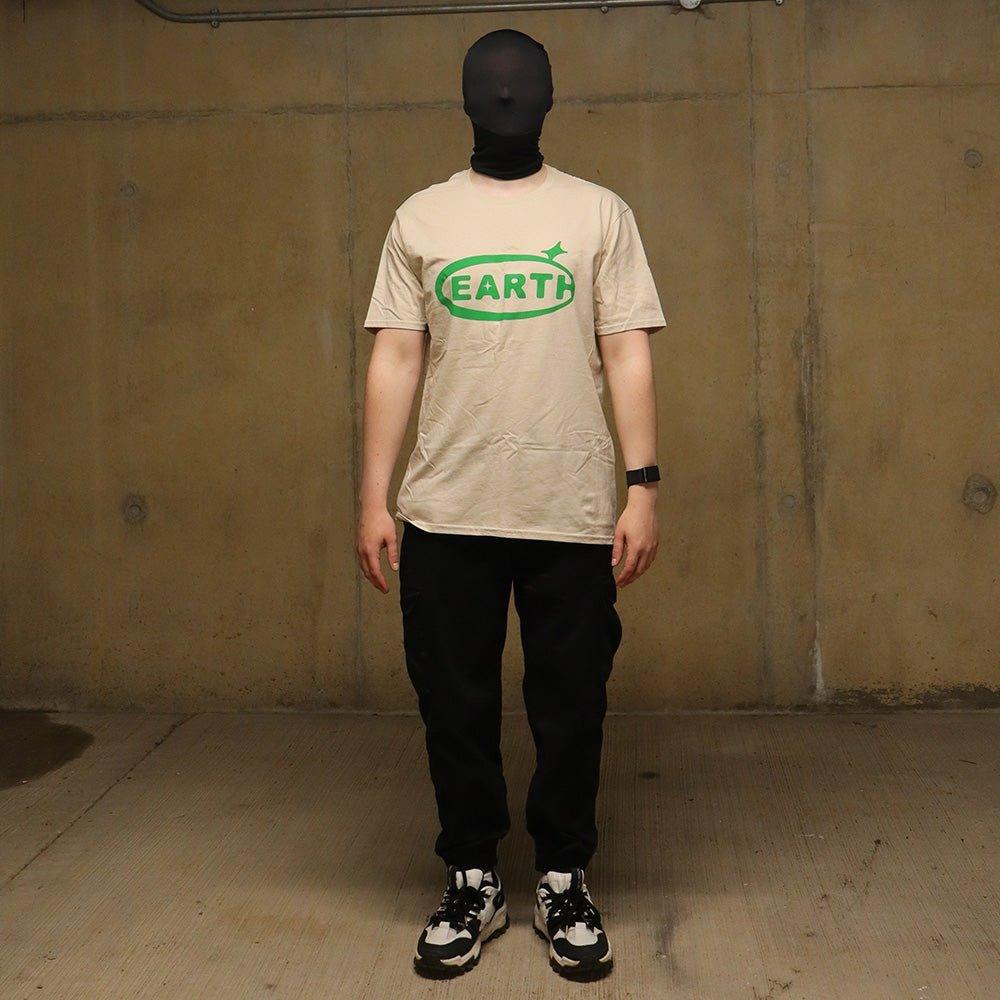 Oval T - shirt - Sand/Green - Earthside