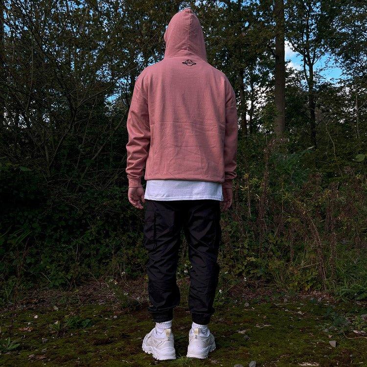 Star Logo Hoodie Dusty Pink/Red - Earthside