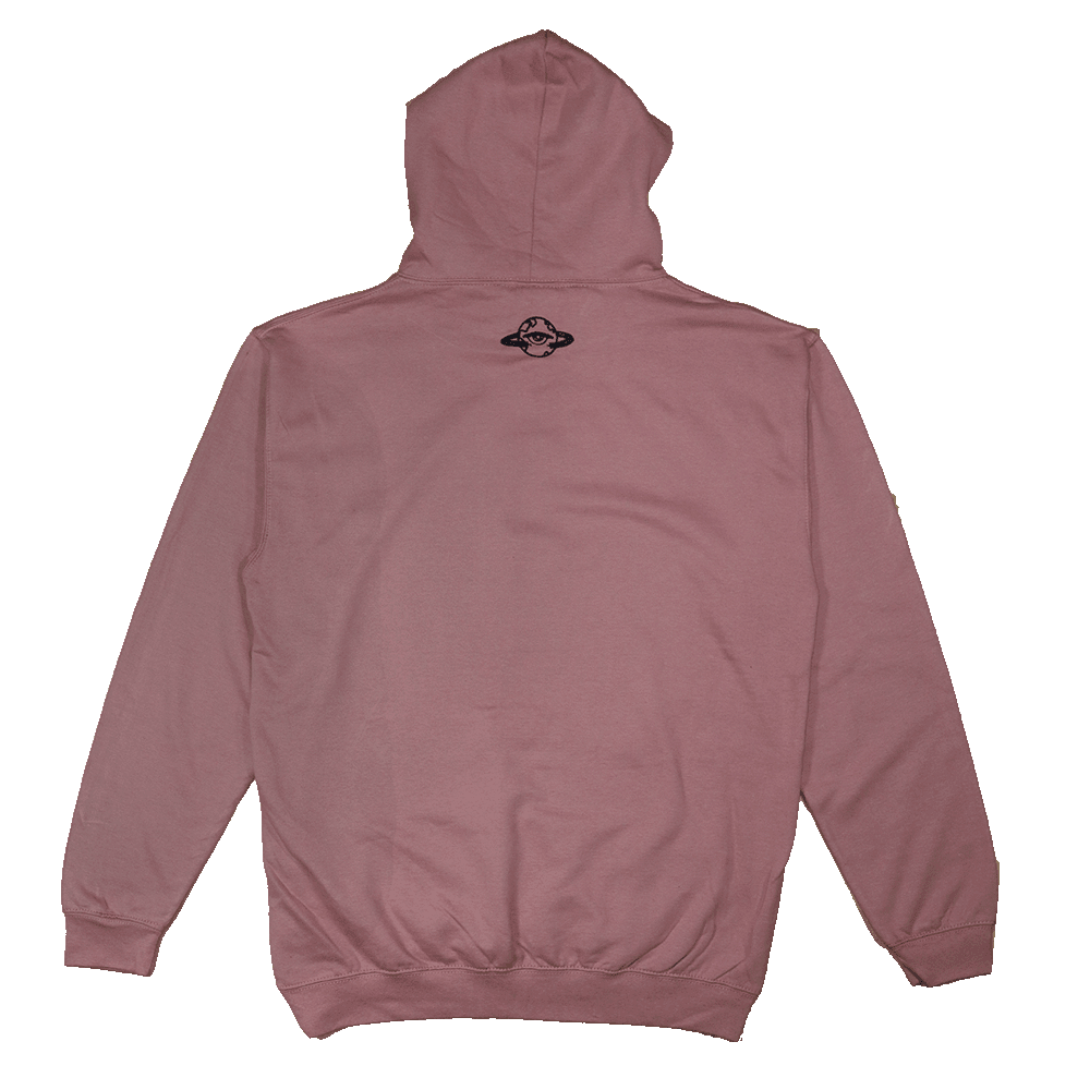 Star Logo Hoodie Dusty Pink/Red - Earthside