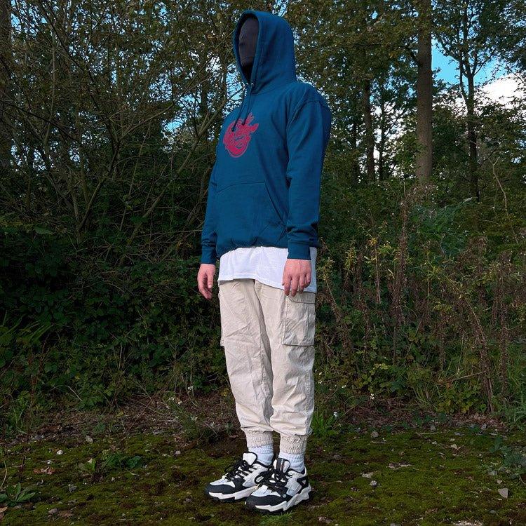 Star Logo Hoodie Navy/Red - Earthside