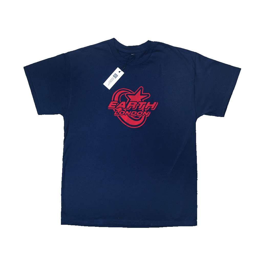 Star Logo T - shirt Navy/Red - Earthside