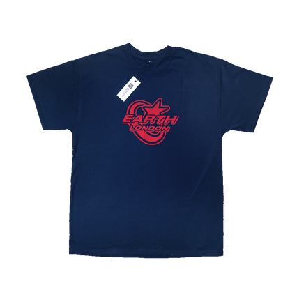 Star Logo T - shirt Navy/Red - Earthside