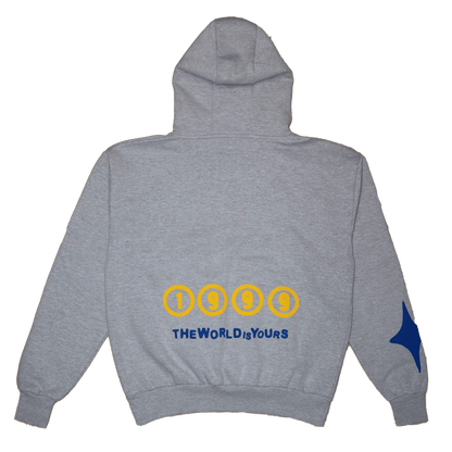 Stars on Earth Heavyweight Hoodie - Grey - Earthside